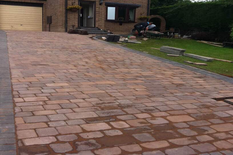 Beamish_Cobbled_Driveway_Harvest_After_Sanding